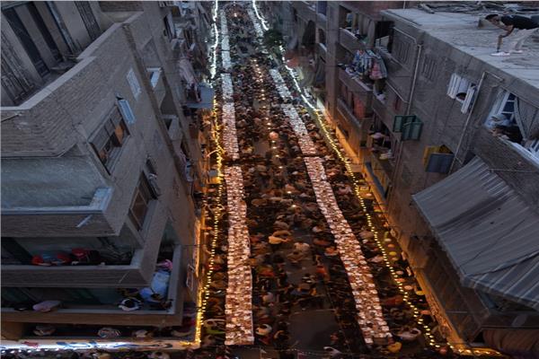 أكبر مائدة إفطار جماعي في مصر 
