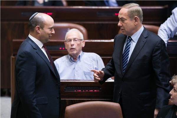 زعيم المعارضة الإسرائيلية بنيامين نتنياهو ورئيس الوزراء نفتالي بينيت