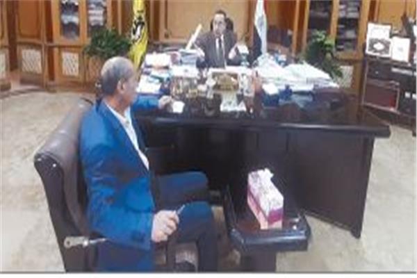 اللواء محمد عبدالفضيل شوشة خلال حواره مع «الأخبار»