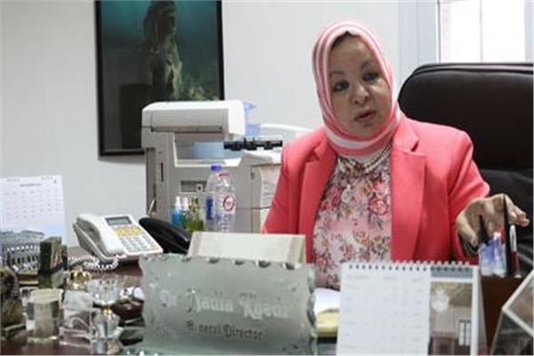 الدكتورة نادية خضر رئيسة الإدارة المركزية لآثار الوجه البحري وسيناء