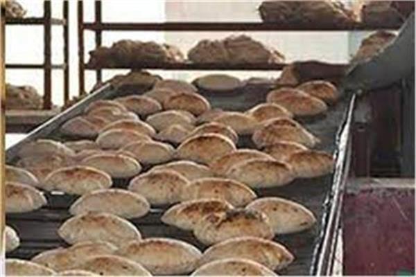 صورة لعملية انتاج الخبز المدعم