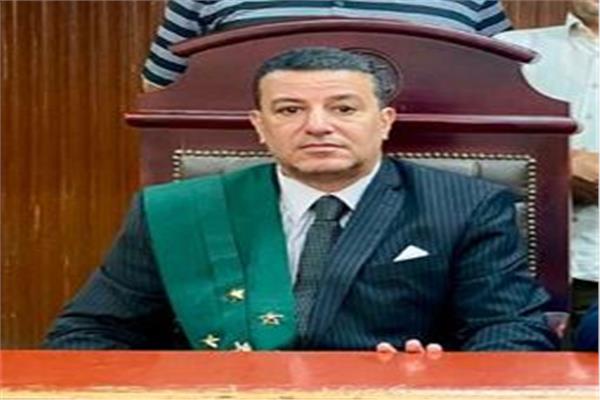 المستشار أيمن كمال حسين عرابي رئيس المحكمة