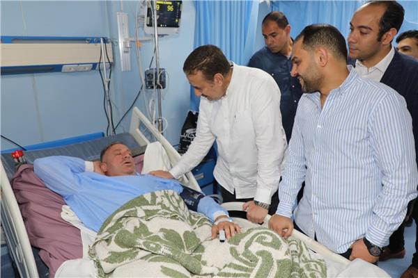 محافظ المنوفية يتفقد مبنى الطوارئ مستشفى شبين الكوم