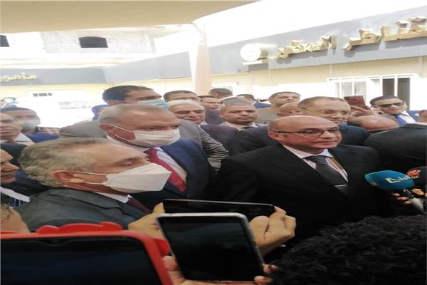 وزير العدل يتفقد محكمة شبين القناطر بالقليوبية