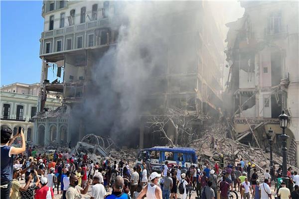 انفجار فندق وقع بالعاصمة هافانا