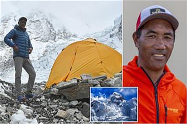 الشيربا ينجح في تسلق قمة جبل ايفرست للمرة 26