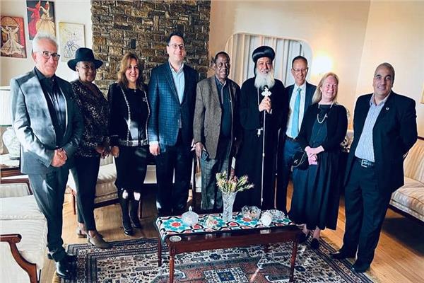 حفل عشاء لدى سفير مصر في ناميبيا للترحيب بـ "CMANA"