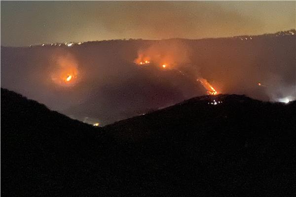 صورة لحرائق كاليفورنيا