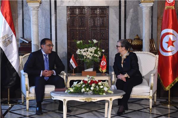 رئيسة وزراء تونس تستقبل د.مصطفى مدبولي