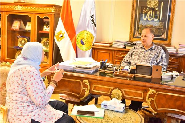 محافظ أسيوط يتابع الاعمال النهائية لتجهيز وتطوير الفرع الرئيسي لمكتبة مصر العامة   