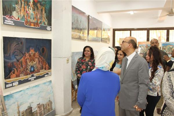 جامعة أسيوط تفتتح معرض فني ضمن ختام العام الدراسي الثاني بكلية الفنون الجميلة