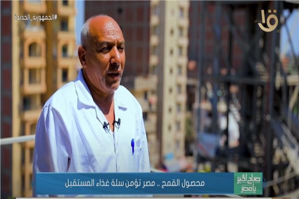 عبدالمنعم منصوري  مدير عام الصوامع بمحافظة المنوفية
