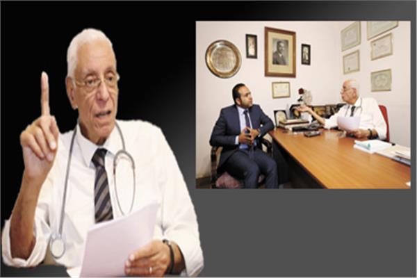 د. حسام موافى خلال حواره مع «الأخبار»