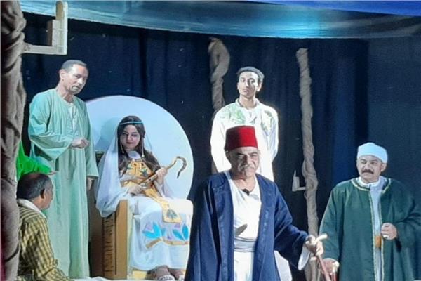  العرض المسرحى "بر مجد" يواصل فعالياته  بثقافة المنيا