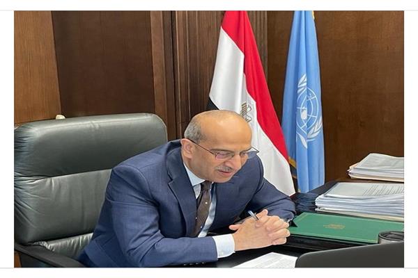  السفير أسامة عبد الخالق مندوب مصر الدائم في الامم المتحدة