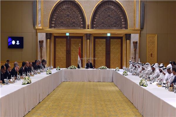 لقاء رئيس الوزراء بعدد من كبار المستثمرين الإماراتيين
