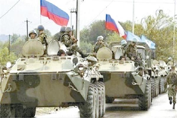 صورة أرشيفية للدبابات الروسية فى أوكرانيا