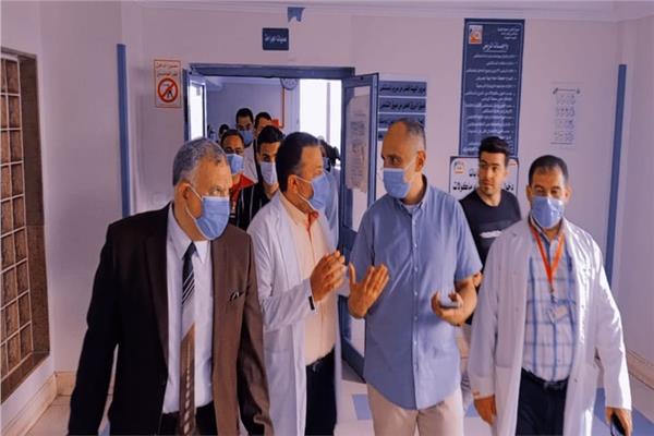  وزارة الصحة بالغربية يتفقد مستشفي زفتي العام