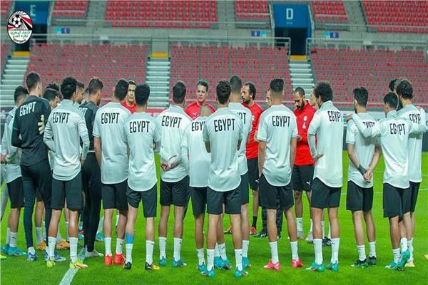 تدريب منتخب مصر إستعدادًا لمباراة منتخب كوريا الجنوبية الودية
