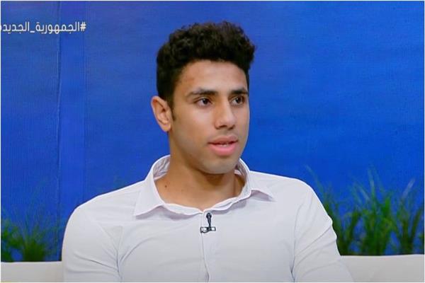 عبدالله هشام الحاصل على الميدالية الذهبية في بطولة الدوري العالمي للكاراتيه رجال