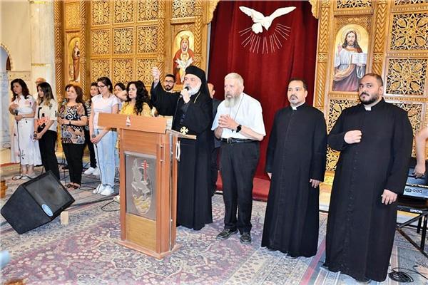 رئيس الاتحاد البرلماني الدولي يزور لكاتدرائية السمائيين بشرم الشيخ