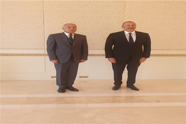 علييف يستقبل أبو الغيط بأزربيجان لدعم العلاقات العربية الأزرية