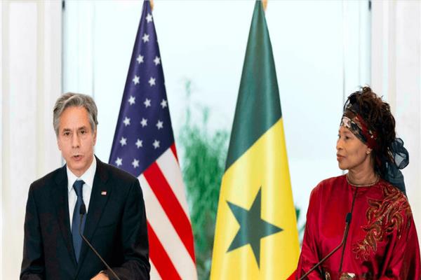 وزير ‎الخارجية الأمريكي أنتوني بلينكن ونظيرته السنغالية عيساتا تال سال