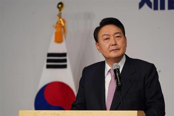  الرئيس الكوري الجنوبي، يون سيوك-يول،