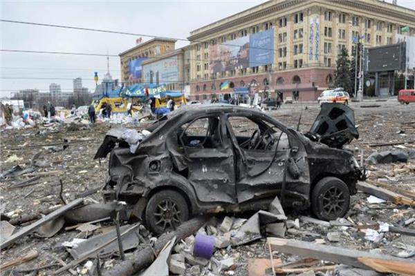 أثار الدمار الناتجة عن حرب روسيا وأوكرانيا
