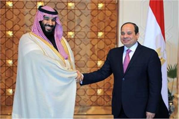 الرئيس عبد الفتاح السيسي وولي العهد السعودي الأمير محمد بن سلمان