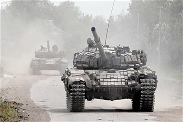 دبابة روسية فى دونباس