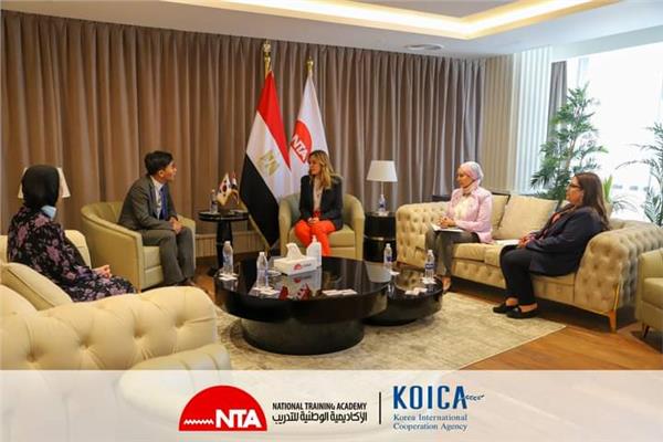 الوطنية للتدريب تستقبل المدير الإقليمي للوكالة الكورية للتعاون الدولي بمصر   