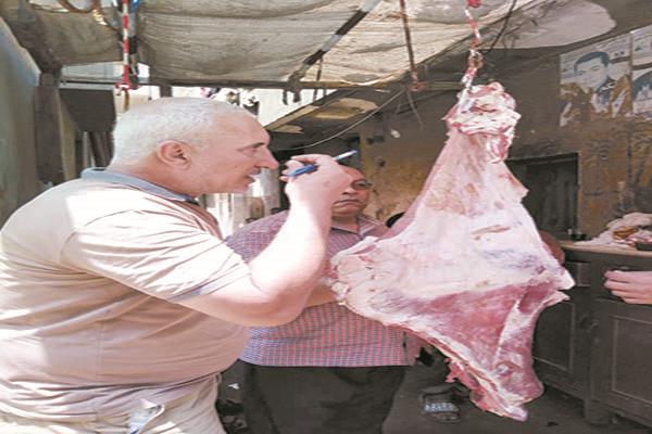 حملات تموينية على أسواق اللحوم