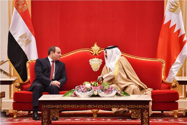 الرئيس السيسي خلال زيارته لمملكة البحرين - أرشيفية