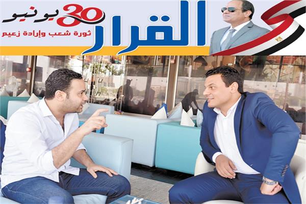 محمود بدر خلال حواره مع «الأخبار»