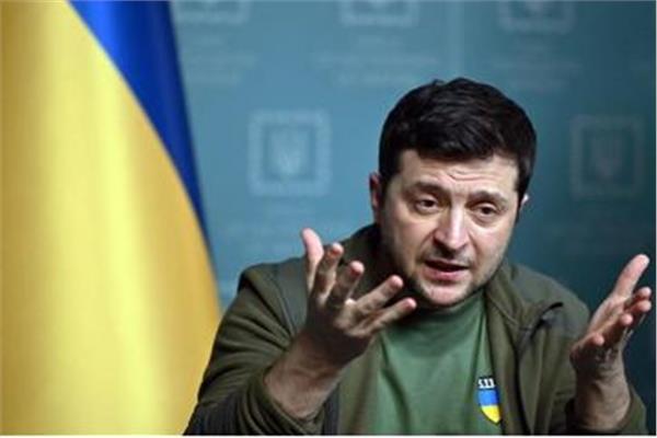الرئيس الأوكرانى فولوديمير زيلينسكى