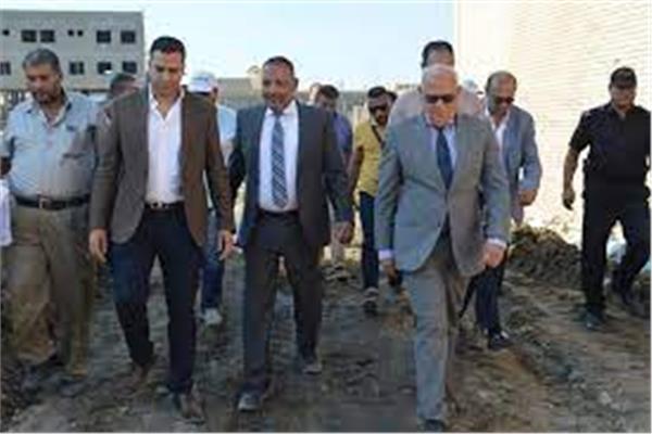 محافظ بورسعيد يتابع سير العمل بالمنطقة الصناعية جنوب بورسعيد. 