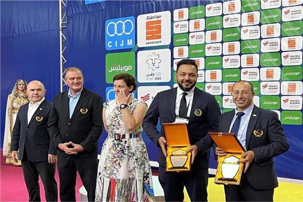 اللجنة المنظمة لألعاب البحر المتوسط تكرم المصري محمد شعبان