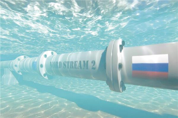 انابيب الغاز الروسى تحت سطح المياه 