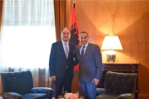 الرئيس الألباني المنتخب يستقبل السفير المصري في تيرانا