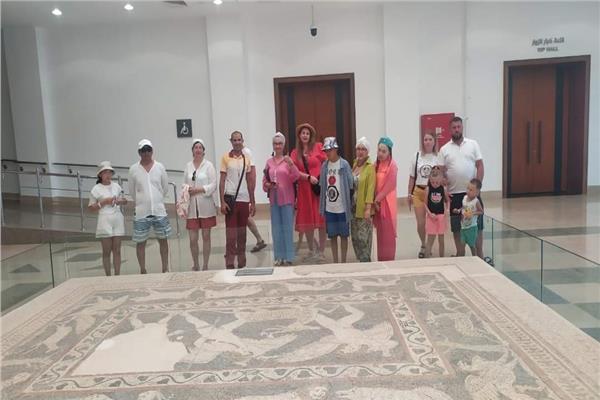 زيارات الاجانب و المصريين لمتحف شرم الشيخ 