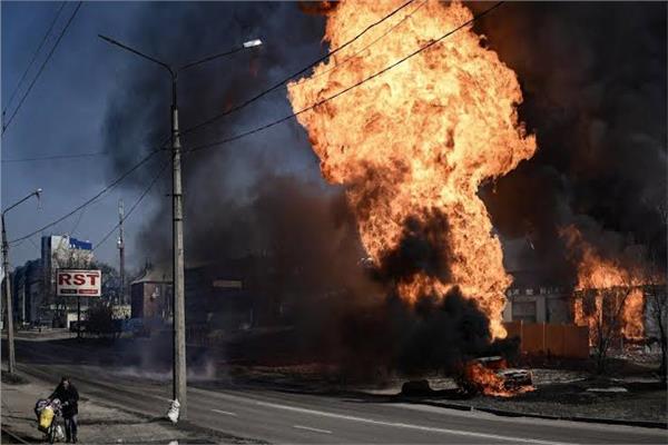 قصف أوكراني على دونيتسك  