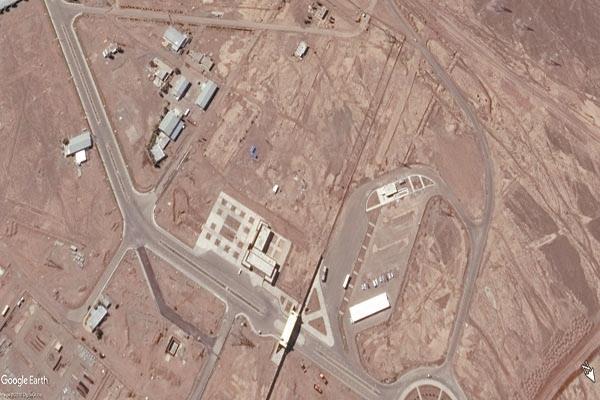 صورة بالأقمار الصناعية لمفاعل فوردو النووى الإيرانى          
