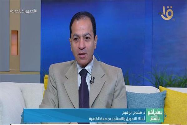 الدكتور هشام إبراهيم  أستاذ التمويل والاستثمار بجامعة القاهرة