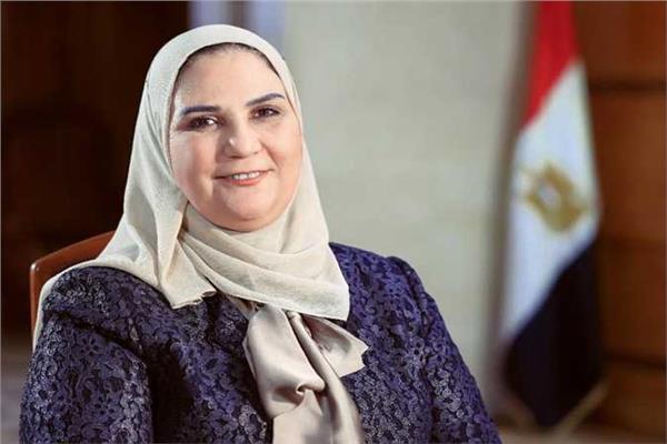 وزيرة التضامن الاجتماعى نفين القباج