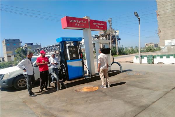 حملات مكثفه على محطات الوقود  بالبحيرة لمتابعه الإلتزام بالأسعار الجديدة