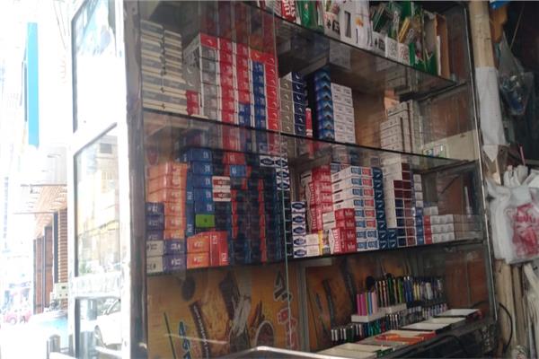 تحرير42 محضر بيع سجائر أزيد من أسعارها المعتمده بالاسكندرية