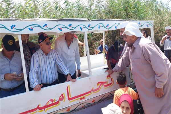 محافظ بورسعيد يتفقد بحيرة المنزلة لمتابعة مستجدات أعمال التطوير والتطهير