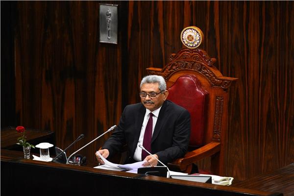 جوتابايا راجاباكسا رئيس سريلانكا المستقيل
