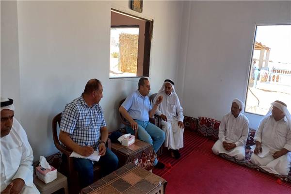 محافظ شمال سيناء يزور قرية نجع شبانة